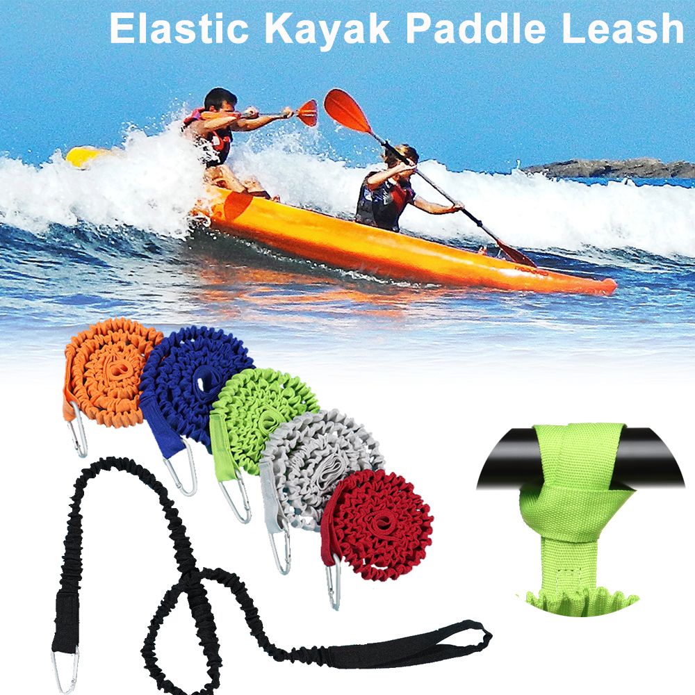 調整可能な弾性カヤックとカヌーのパドルロッド,釣り竿,安全ロ - Fishing Kayak Paddle Leash のレビューと価格