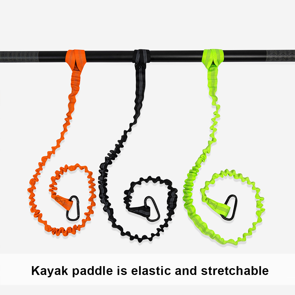 カヤックパドルリーシュ 調節可能な伸縮ストラップ カヤックパ - Fishing Kayak Paddle Leash のレビューと価格