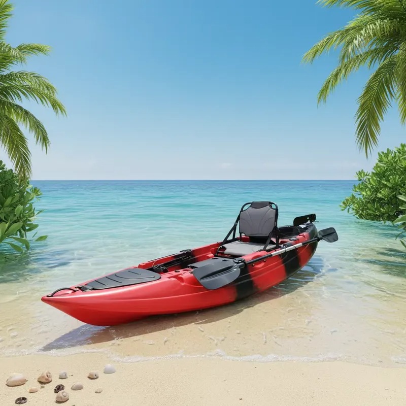 10フィートシングルシートシットオンフィッシングパドルカヤッ - Fishing Kayak Sit In のレビューと価格