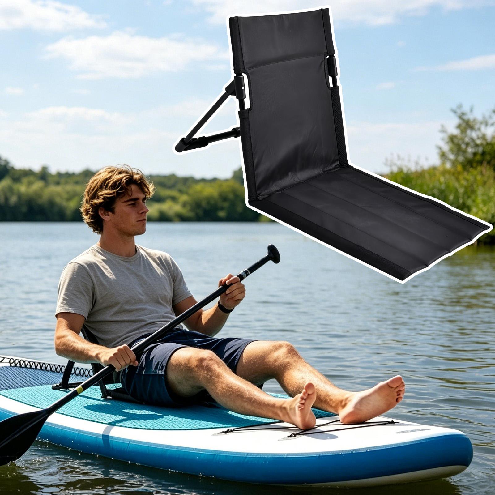 カヤックシートクッションポータブルリクライニングチェア背もた - Fishing Kayak Paddle のレビューと価格