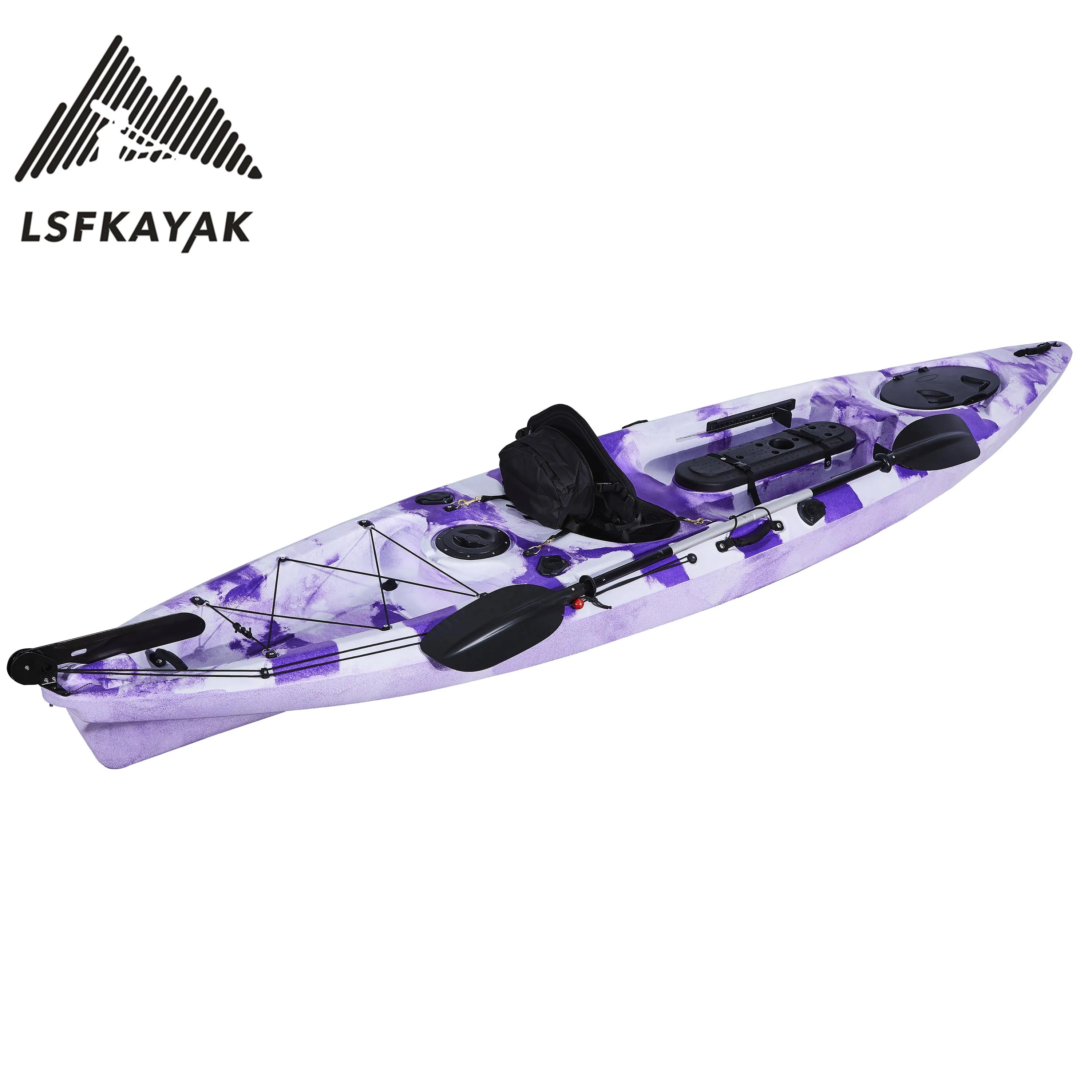 スポーツ活動用のカヤック,1人用,3.95m,販売用のトップ - Fishing Kayak Sit On Top のレビューと価格