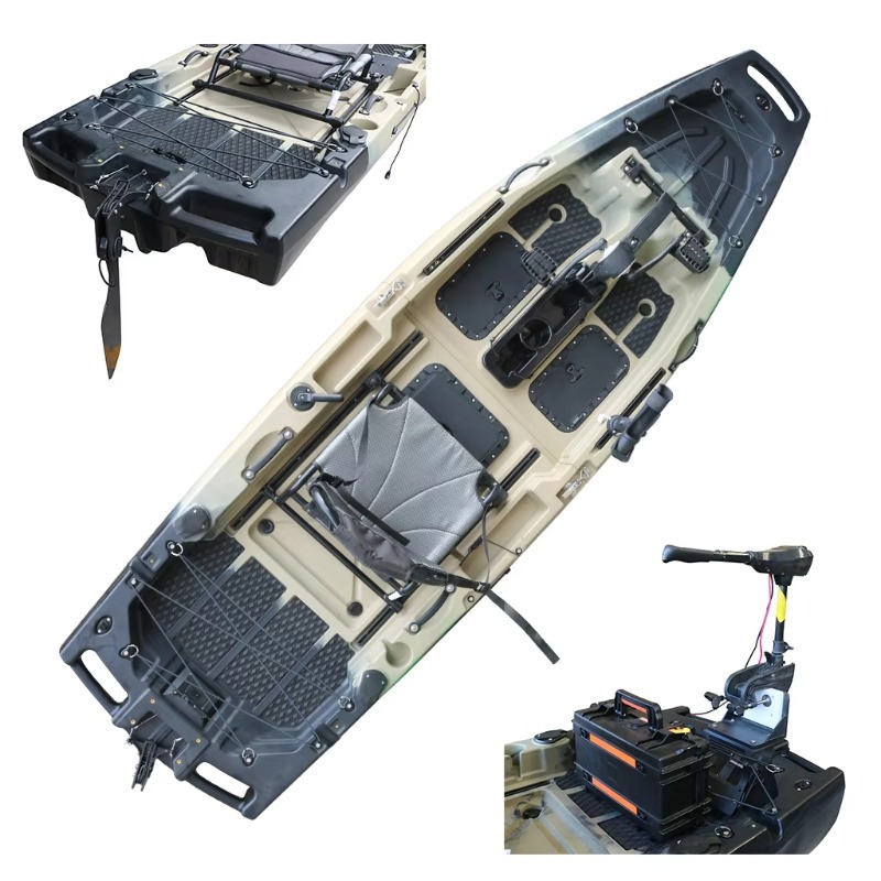 1人乗りHDPE/PE製シットオントップCE認証電動シーカヌ - Fishing Kayak Sit On Top のレビューと価格