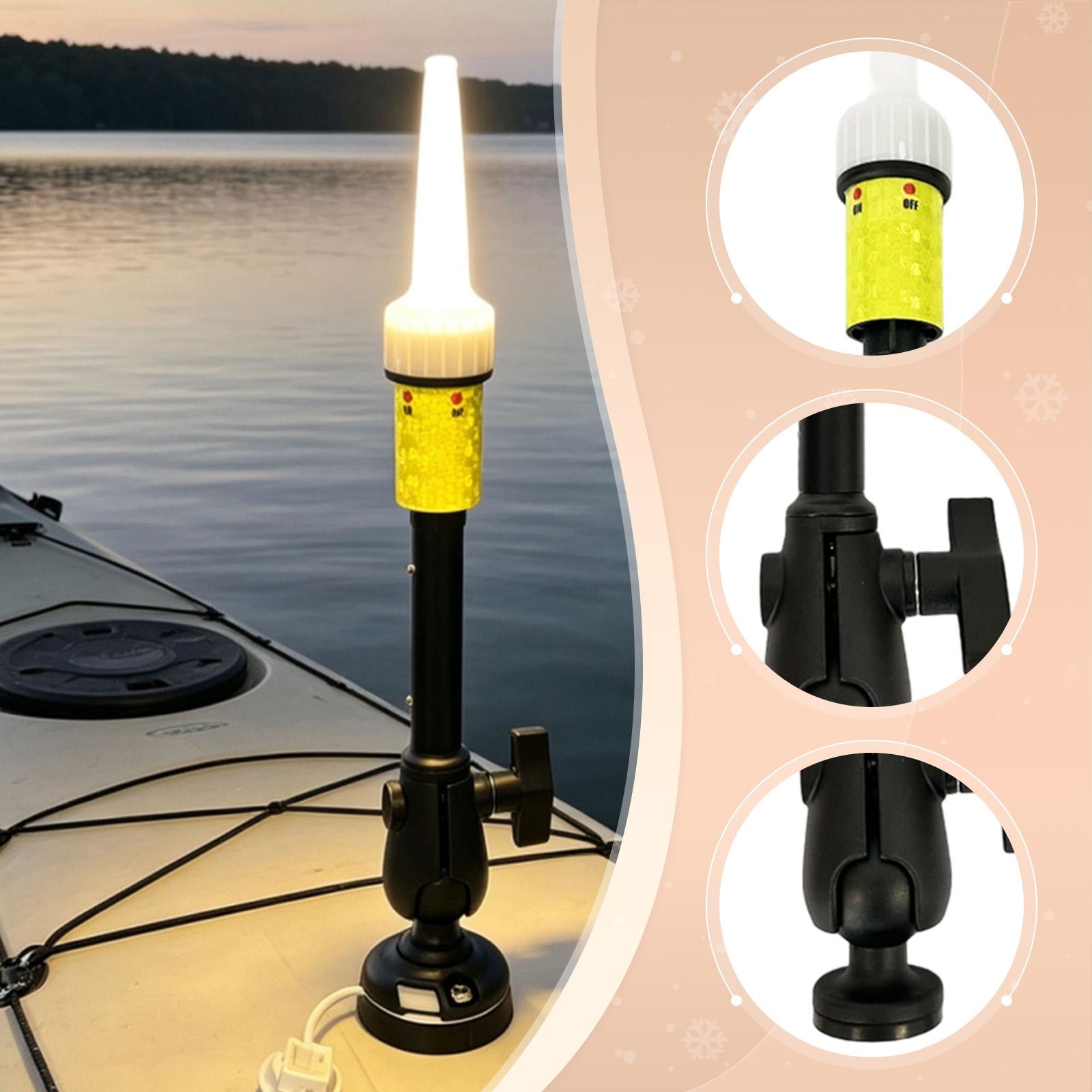 カヤックライト ポータブルカヤックアクセサリー 360度回転 - Fishing Kayak Paddle のレビューと価格
